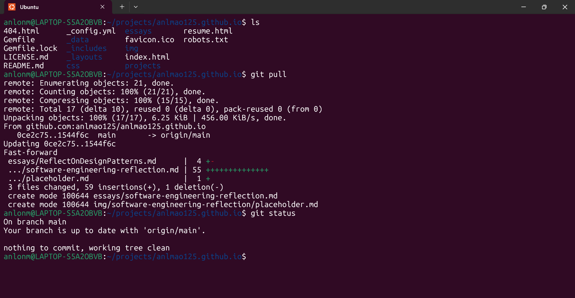Bash and Git Workflow